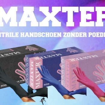 Maxter Nitrile Powder Free Pink