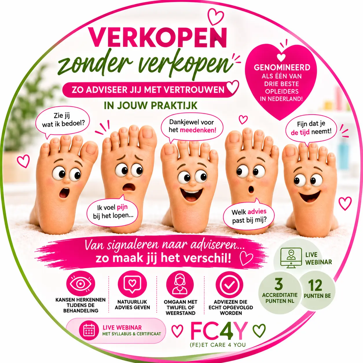 Webinar "Verkopen zonder verkopen - zo adviseer jij met vertrouwen in jouw praktijk" - Afbeelding 3
