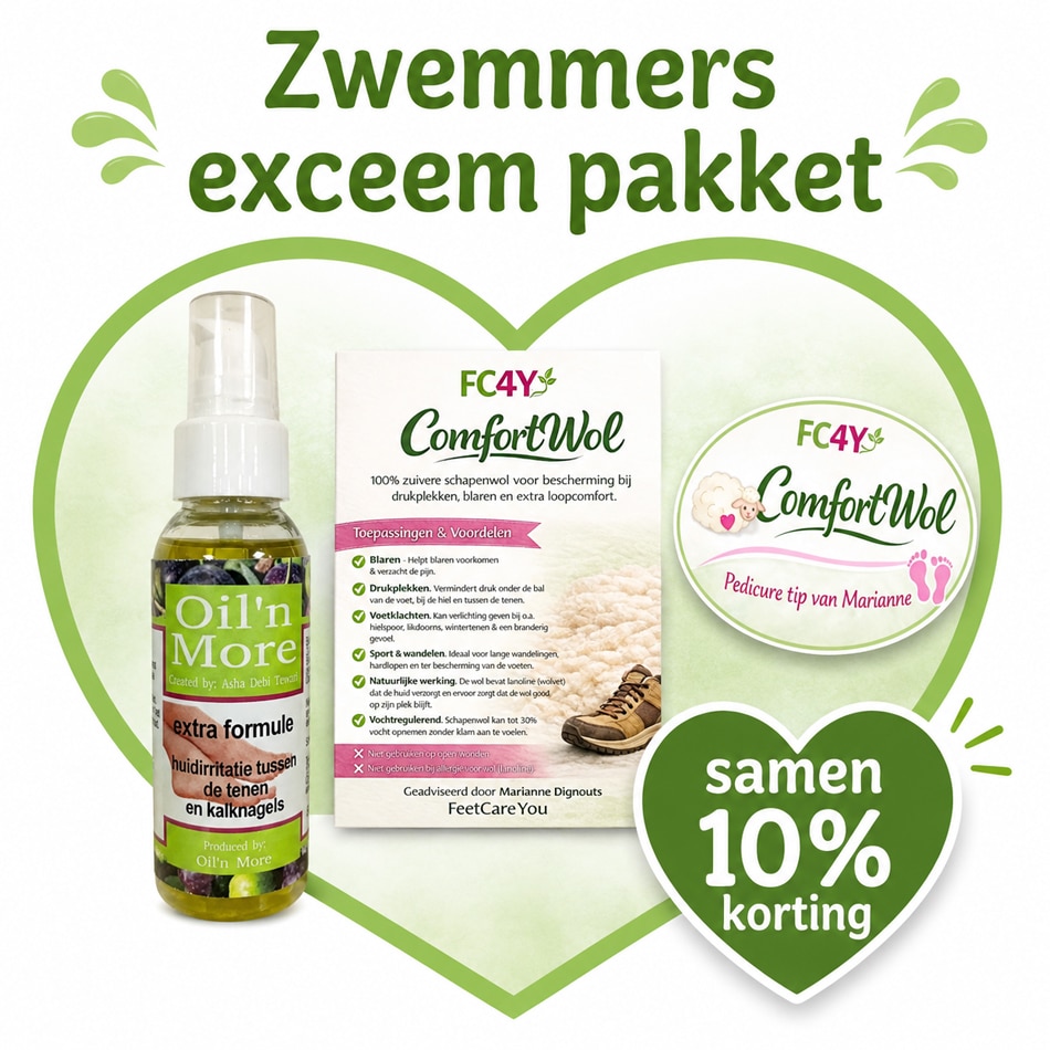 Advies bij verzorging van zwemmers eczeem